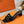 0ran 45 sandal black suede goatskin