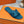 0ran sandal teal blue epsom goatskin