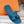 0ran sandal teal blue epsom goatskin