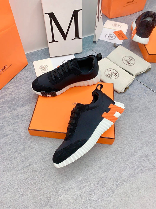 HM Bouncing Sneaker In Black Lambskin 106437