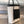 PORTELLO 41 TOTE IN BLACK CALFSKIN AND WHITE CANVAS