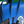 233 BAG 25 IN SAPPHIRE BLUE CALFKIN AND GOYARDINE CANVAS