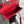 boy 25 red quilted caviar ruthenium hardware