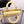 SMALL LADY D-JOY 22 YELLOW LAMBSKIN