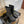 GG HORSEBIT ANKLE BOOTS IN BLACK SHEEPSKIN