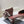 PRA SQUARE TOE MULES CHOCOLATE SATIN