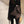 FF 170 CM SCARF IN CAMEL BROWN MIX BLACK CASHMERE AND WOOL