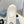 MONOLITH LACE-UP LOAFER IN WHITE CALFSKIN ATTACHED TRIANGLE LOGO