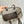 OPHIDIA SMALL TOTE BAG 31 BEIGE CANVAS AND BROWN CALFSKIN