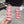 dad sandal pink calfskin silver cc