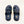 HM Men's Open-toe Sandals Black Rubber Sheepskin 561660