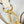LOCK AND WALK 20 IN CREAM GRAINED CALFSKIN GOLD HARDWARE