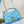 GO-14 MM 23 IN SKY BLUE QUILTED LAMBSKIN GOLD HARDWARE