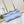 GO-14 MM 23 IN LIGHT BLUE GRAY QUILTED LAMBSKIN GOLD HARDWARE