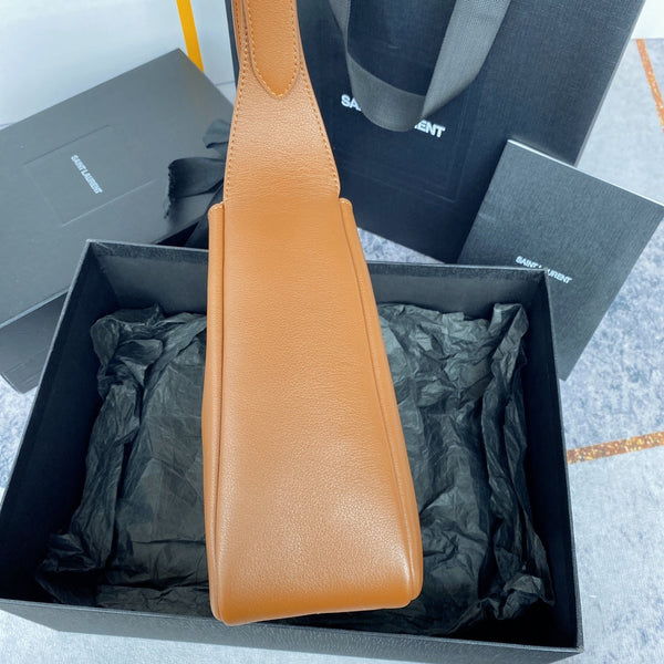 le 5a7 small 23cm brown calfskin