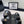 dad sandal black white tweed
