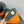 CHYPRE SANDAL LIGHT ORANGE CALFSKIN STYLIZED