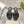 GG  Interlocking double G hollow slippers Black