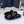 PRA STRAP SLIDES SANDALS BLACK SUEDE