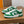 AIR TRAINER IN COOL GREEN MIX WHITE CALFSKIN