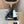 cc mule white tweed sequin black patent calfskin