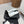 cc mule white tweed black patent calfskin