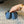 ALAIA MARY JANE SHOES IN CERULEAN BLUE ZP CUSTOM STRAW AND DENIM