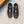 LV LOAFER IN BLACK WRINKLE CALFSKIN WITH SILVER LOGO