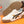PRA SNEAKER IN WHITE CALFSKIN WITH BLACK AND YELLOW STRIPED