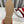 LEISURE FLOWS SPLIT LOAFER IN WHITE CALFSKIN