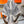 Faubourg Tropical Scarf 135 CM Grey White Cashmere And Silk