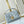 GO-14 MM 23 IN ECRUME GRAY QUILTED LAMBSKIN GOLD HARDWARE
