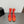 ALAIA SHORT BOOTS IN ORANGE RED MESH FISHNET
