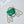 CC 24A Mini Top Handle 13cm Green Wax Leather Gold Hardware 238465