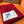 CHECK WOOL 182 CM SCARF GARNET RED 405045