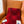 CHECK WOOL 182 CM SCARF GARNET RED 405045