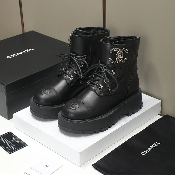 CC 26s Combat Boots Quilted Leather 194067