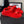CC DAD SANDAL CRIMSON RED LAMB FUR