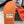 CC DAD SANDAL FIRE ORANGE LAMB FUR