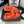CC DAD SANDAL FIRE ORANGE LAMB FUR