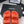 CC DAD SANDAL FIRE ORANGE LAMB FUR