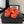 CC DAD SANDAL FIRE ORANGE LAMB FUR