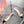 Miu Sandals Square Heel Shoes Beige Leather