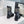 CD Major Ankle Boots Black Navy Blue Calfskin And Fabric Canvas