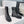 CD Major Ankle Boots Black Grey Calfskin And Fabric Canvas