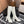 CC High Boots 90mm White Lambskin
