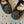 Miu 26s Ballerina Flats In Black Mesh Calfskin With Rhinestones