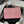 25C Flap Bag 20cm Pink Polka Dot Silver Sequin Calfskin