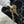 CD Lady 17cm Black Lambskin Black White Canvas