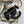 CD Lady 17cm Black Lambskin Black White Canvas